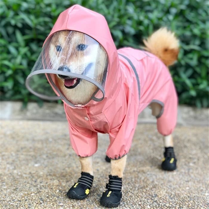 manteau rose pour chien