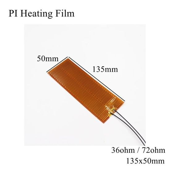 Plaque Chauffante Souple En Silicone 12V 30W - 150x50mm, Pour Contrôle Température Constant, Projets DIY