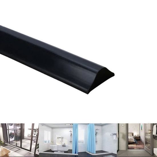 Barrière De Douche Silicone Autocollante - 250 Cm - Blanc - Anti-éclaboussures