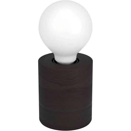 Lampe De Chevet ANNA – Style Classique Moderne – Noir Bruni Et Or – Fait Main (Neuve)