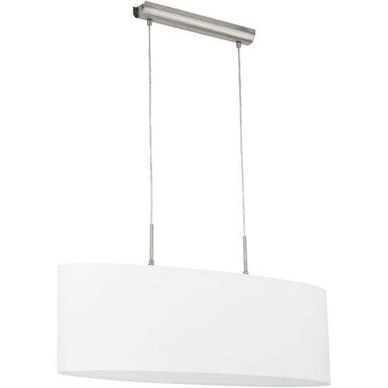 Lustre Suspension en Plumes iDEGU, Plafonnier Luminaires Abat-Jour pour Chambre, Salon, Décoration - Blanc | fnac Belgique