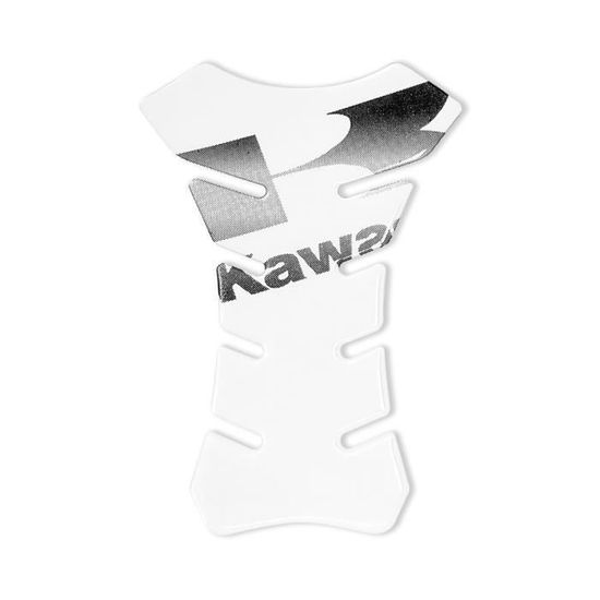 Protection Adhésive 3D pour Réservoir Moto Kawasaki, Transparent, 19 x 13 cm
