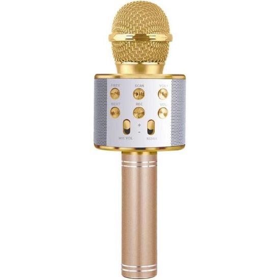 Tesoyzii Cadeau Pour Fille De 3, 4, 5, 6, 7, 8, 9, 10, 11, 12 Ans, Microphone Pour Enfants à Partir De 3 à 12 Ans, Jouet De Karaoké Bluetooth Sans Fil, Microphone Pour Karaoké KTV