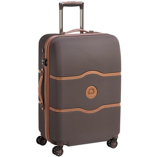 DELSEY - Valise trolley rigide - Chocolat - taille XXL - V : 134.67 L - 82 x 55 x 34 cm