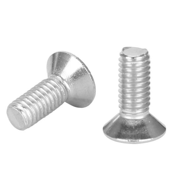 Kit De 250 Pièces Vis M3 Tête Plate à Embout Hexagonal – Écrous, Boulons, Assortiment Bricolage