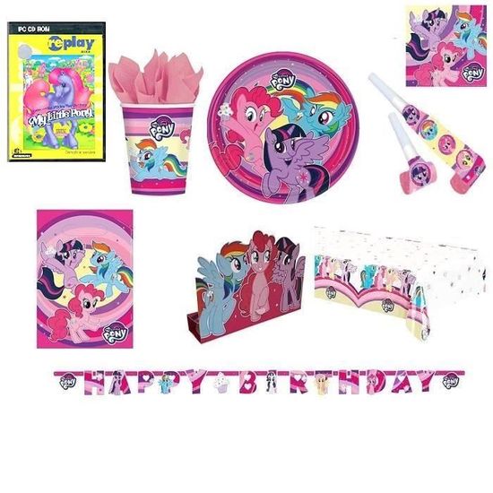 Mgs33 Kit N°2 Pièces Pour Fête Les Anniversaires Des Enfants Rusty Rive