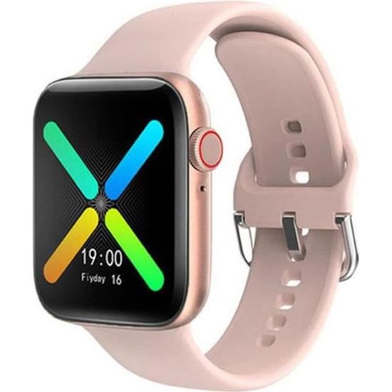 Montre connectée IWO X8 pour femmes, moniteur de fréquence