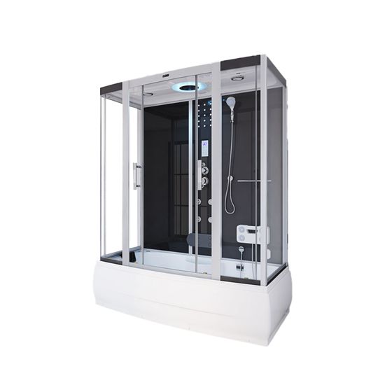 Cabine de douche à vapeur - SOUL - HAFRO srl - multifonction / en verre