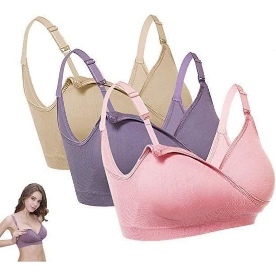 Soutien-gorge D’allaitement Sans Armatures 4How - Maternité, Confort Ultime, Clips Pratiques, Tissu Doux