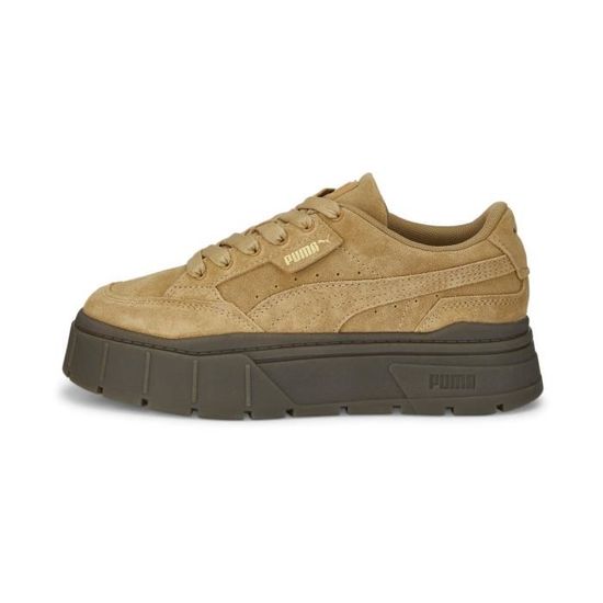Baskets femme Puma Mayze Stack Suede marron 38 5 Marron