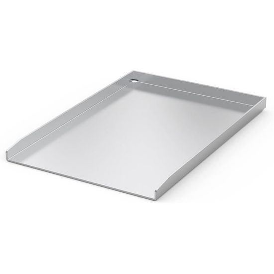 Plancha Acier Inoxydable Universelle 37x26 Cm - Pour Barbecue Gaz Et Charbon - Sans PFOA