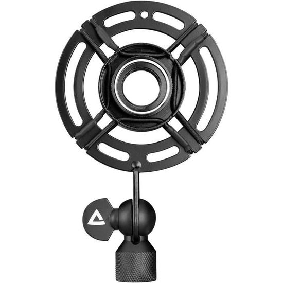 Support Anti-vibration Micro QWORK - Shock Mount Métal Pour Micro 45-50mm - Studio Et Podcast