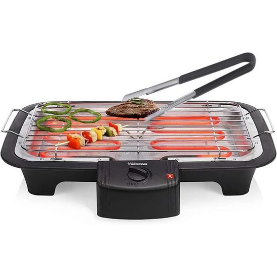 Barbecue Électrique Cecotec 3000W - Plancha Et Grill Anti-Adhésif