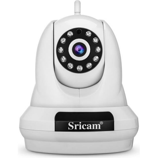 Sricam Caméra IP 1080P HD sans Fil intérieur Caméra de Sécurité WiFi Caméra de Surveillance sans Fi Nuit/Jour,Détection de Mouvement