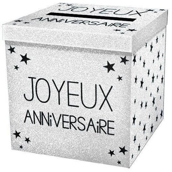 1 Tirelire Fete Anniversaire Blanche Pour Cadeau R Urnep00 Cdiscount Beaux Arts Et Loisirs Creatifs