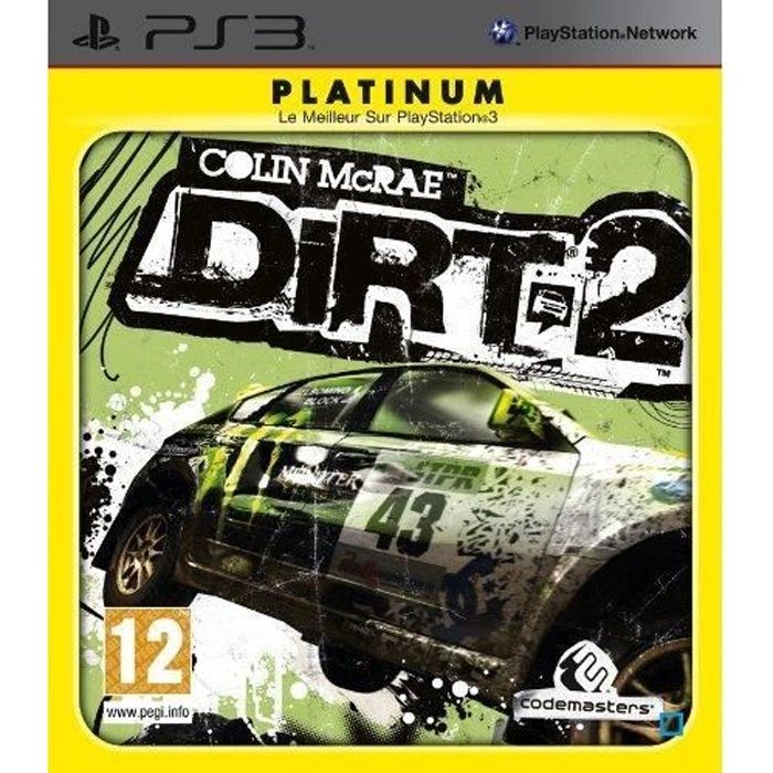 Sony Computer Entertainment Colin Mcrae Dirt 2 Platinum / Jeu Console PS3