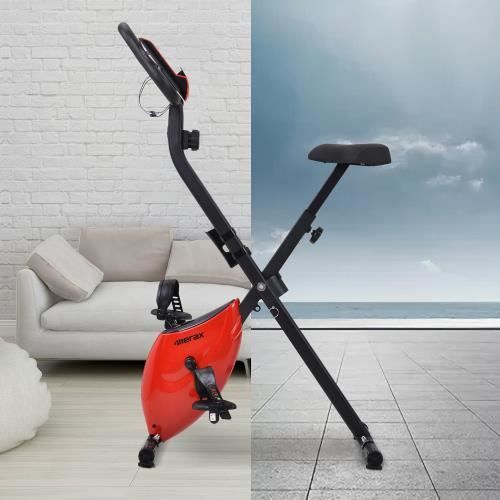 Vélo d'appartement pliable Rouge HB012 -POU