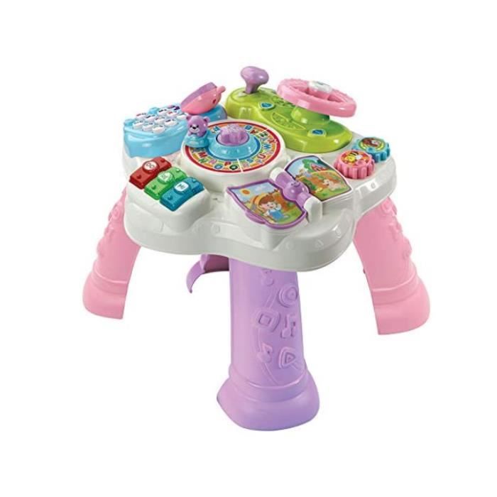VTech - 181565 - Ma Table d'Activité Bilingue - Rose - Version FR