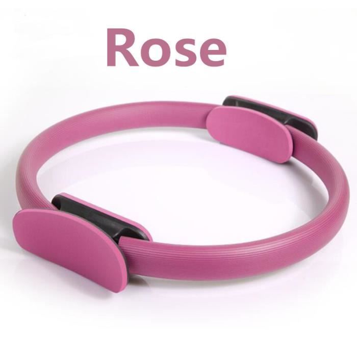Qualité Yoga Pilates anneau magique enveloppement minceur musculation formation robuste PP + NBR matériel Yoga cercle-Rose