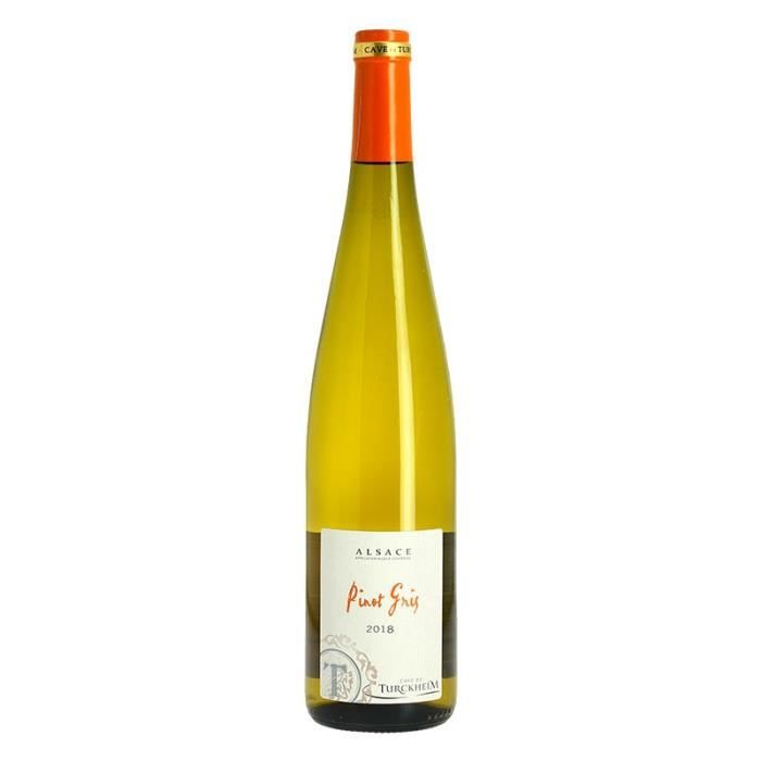 Pinot Gris 2019 Cave Turckheim Vin Blanc d'Alsace