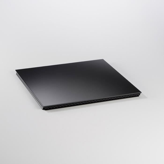 Élément métallique tablette externe pour USM Haller 350x350 Noir graphite