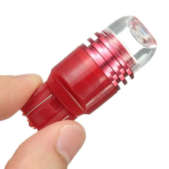2X 12V 7440 7443 Ampoule Rouge Strobe Flash Frein Stop Arrière Auto