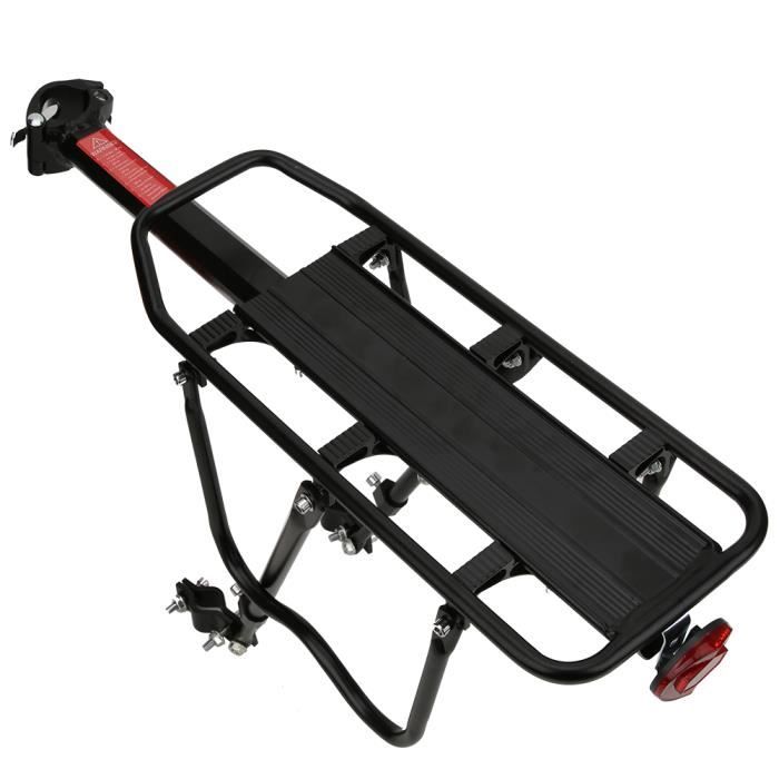 YOSOO Porte-bagages arrière pour vélo Support de vélo arrière étagère porte-bagages support de sac de tige de selle vélo