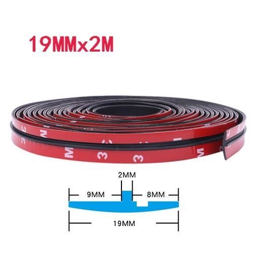 Pièces Auto,Bandes de Protection de toit pour Nissan Qashqai J11 J10 Juke X trail T32 T31 Citroen C4 C3 C5 - Type 19MM