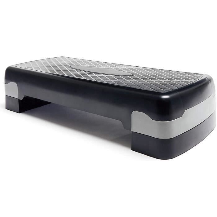 P1O Pédale d'aérobie multicouche réglable pour usage domestique-68 x 28 x 15 cm-Porteur 250kg