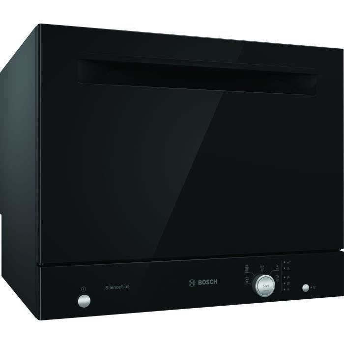 SHOT CASE - BOSH SKS51E36EU Lave-vaisselle compact pose libre - 6 couverts - 49 dB - A+ - 55 cm - Noir - Moteur EcoSilence Drive