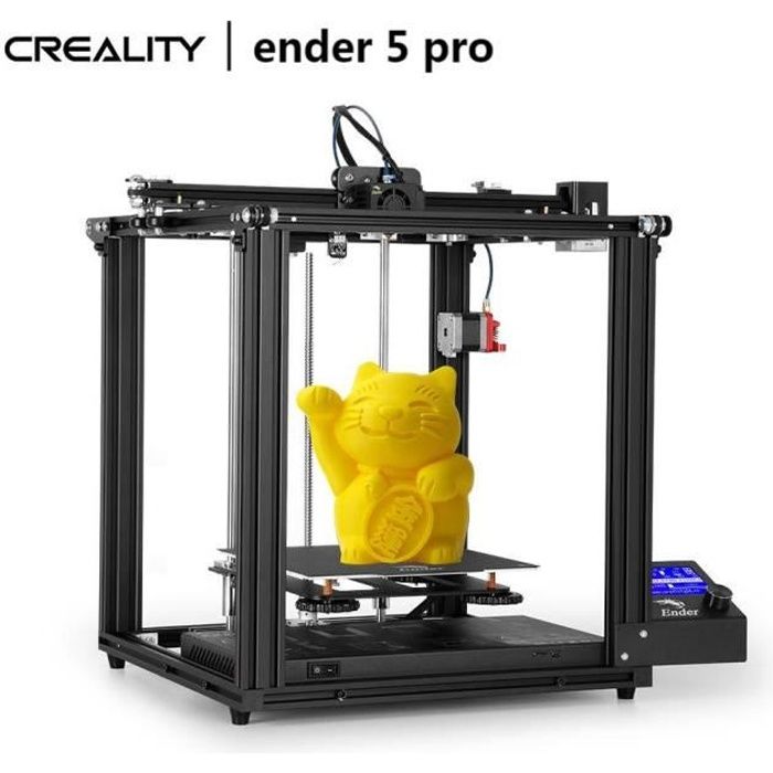 Imprimante 3D Creality 3D Ender-5 Pro 220*220*300 mm Taille D'impression, Extrudeuse de Métal Améliorée
