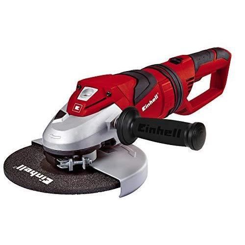 Einhell Meuleuse d'angle TE-AG 230 (2350 W,Diamètre des disques : 230 mm, SoftGrip, Livré avec poigné supplémentaire, clé à bride,