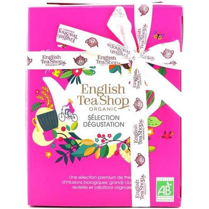 Coffret de thés et infusions - - Coffret 12 sachets - 12 parfums
