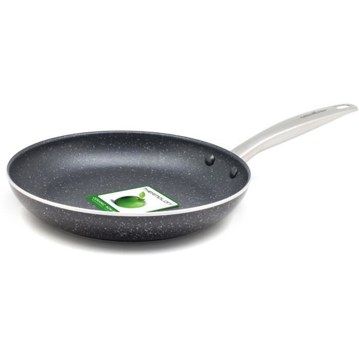 GREENCHEF Berlin Rocks Poêle - Tous feux + induction - Ø 24 cm - Céramique
