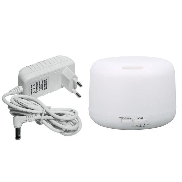Diffuseur d'arôme Humidificateur 300 ml avec humidificateur électrique à lampe à parfum chaud, blanc