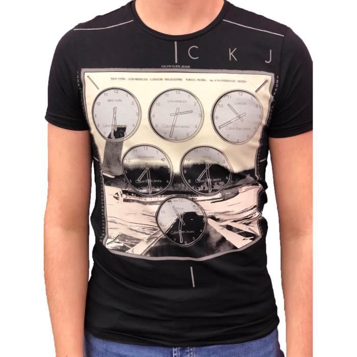 T-shirt Calvin Klein CMP37S NOIR