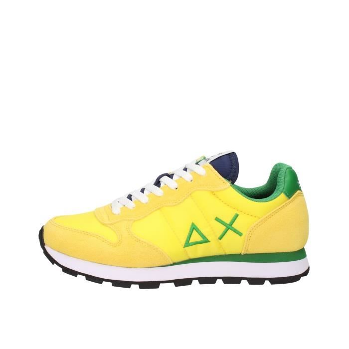 Sun68 Z30101 chaussures de tennis Homme jaune