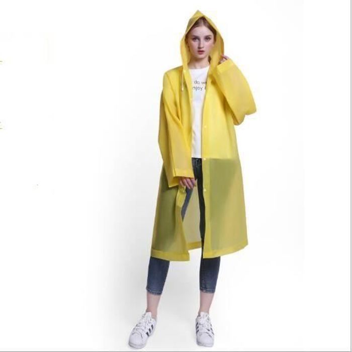 Femmes Hommes Filles Garçons Manteau De Pluie Poncho Imperméable Camping Randonnée À Capuche Cape Veste