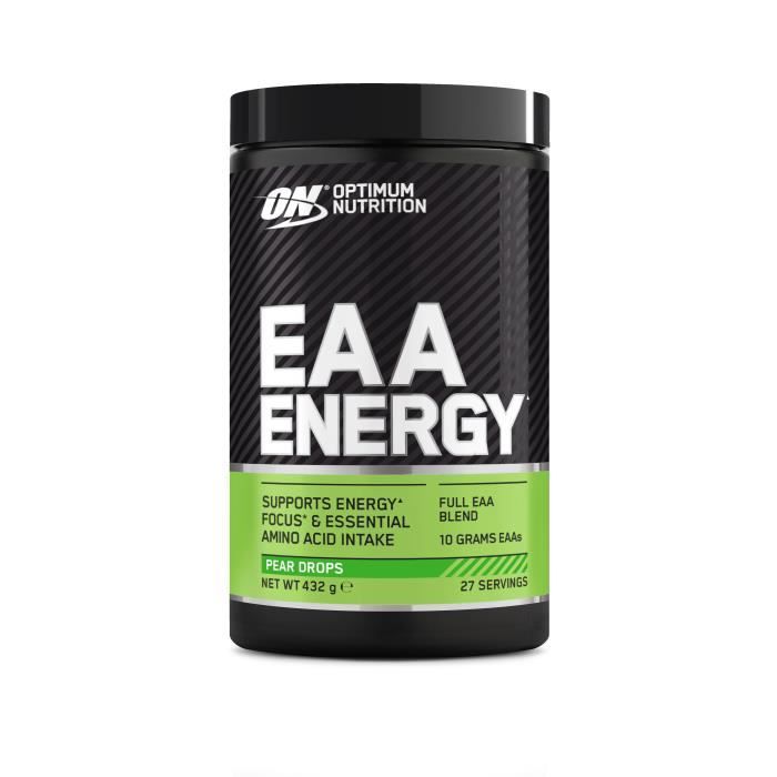 EAA Énergie 432g Gouttes de poire Optimum Nutrition Acides Amines - BCAA