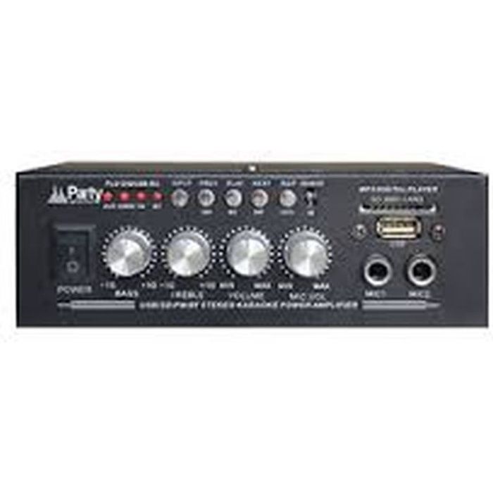 PARTY LIGHT AND SOUND PLS1250USB-RC Amplificateur karaoké - 2x25W