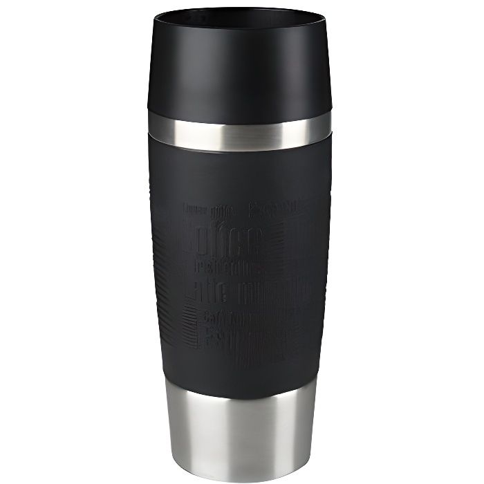Tefal K3081114 - Travel Mug Isotherme - 0.36L - Noir K3081114