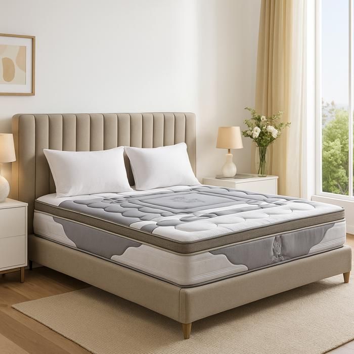 Matelas Platinium 160x200 by Sampur Épaisseur 30 cm - Mémoire de Forme - Ressorts Ensachés - Latex Naturel - Confort & Longévité Matelas Platinium 160x200 by Sampur Épaisseur 30 cm - Mémoire de Forme - Ressorts Ensachés - Latex Naturel - Confort & Longévité