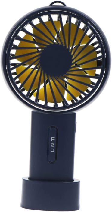 Mini Ventilateur Portable Lumineux Rechargeable USB – Ventilateur Silencieux De Poche Avec Lampe LED, Idéal Bureau, Voyage, Camping, Été