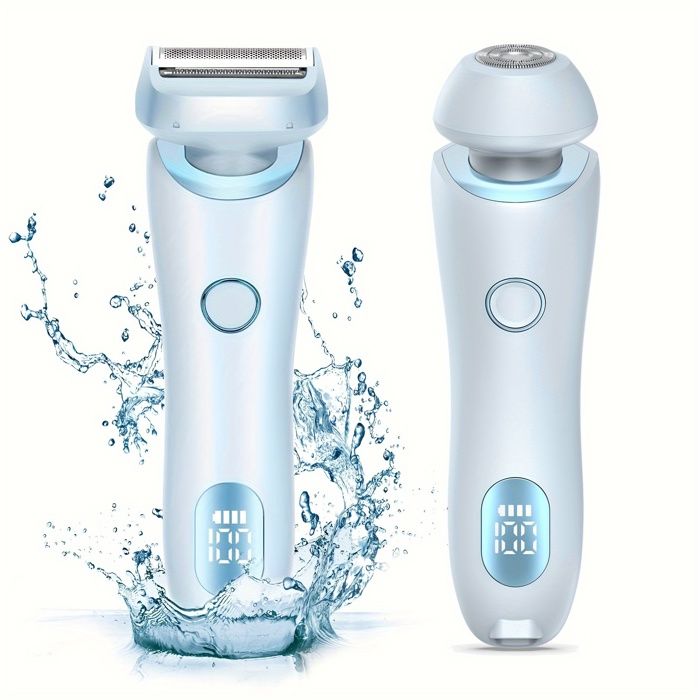 Épilateur électrique multifonctionnel pour hommes et femmes outil de soins personnels rechargeable par USB-bleu