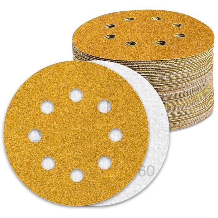 25 Disques Abrasifs Fibre Grain 36 - 125mm - Pour Meuleuse D'angle - FASTPLUS