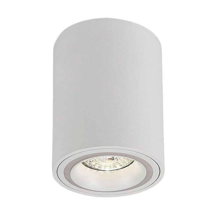 Spot Rabalux plafonnier tube douille GU10 max 25W blanc Kobald