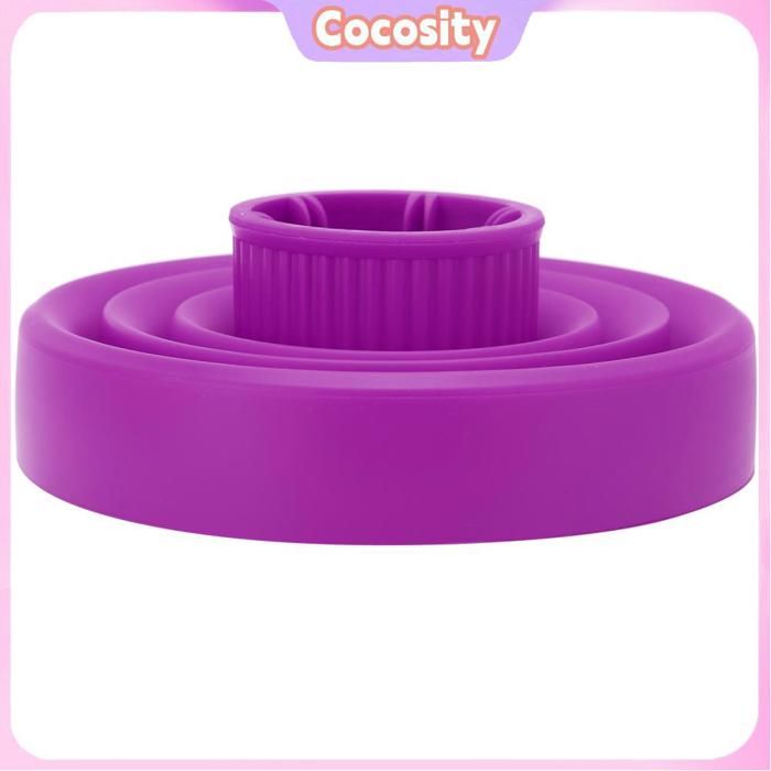 Cocosity Diffuseur de sèche‑cheveux Diffuseur Universel de Sèche-cheveux Pliable Diffuseur de Sèche-cheveux parfum visage Violet