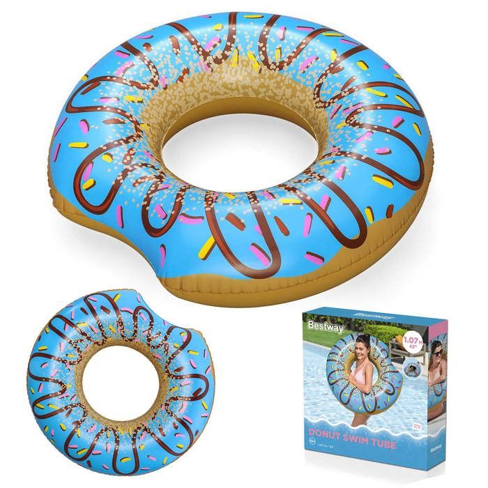 Bouée De Piscine Harry Gonflable, Anneau De Natation En Forme De Flamant Rose Flotteur Gonflable Summer Beach Pool Party Jouet Avec Piece De Reparation 63795 B