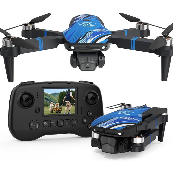 Drone Avec Caméra 1080P HD - Évitement Obstacles 270°, Moteurs Sans Balais, Pliable - Pour Débutants Et Enfants - Modèle TT19