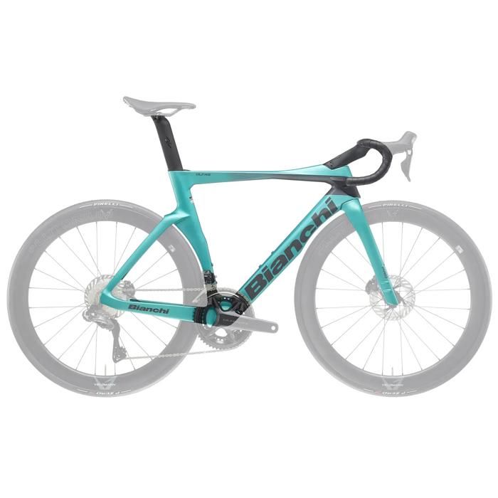 Cadre vélo de route Bianchi Oltre Pro Disc Carb - ck metallic/graphite matt - Bleu - 53 cm